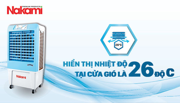 tính năng nổi bật máy làm mát Nakami NKA-03500A