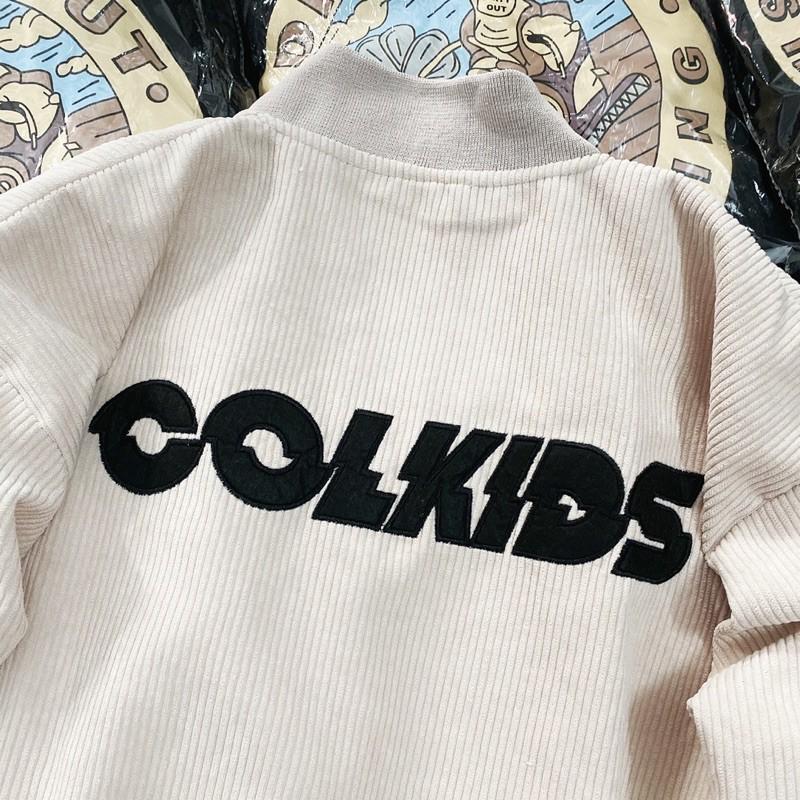 ÁO BOMBER chữ COLKIDS hình thật