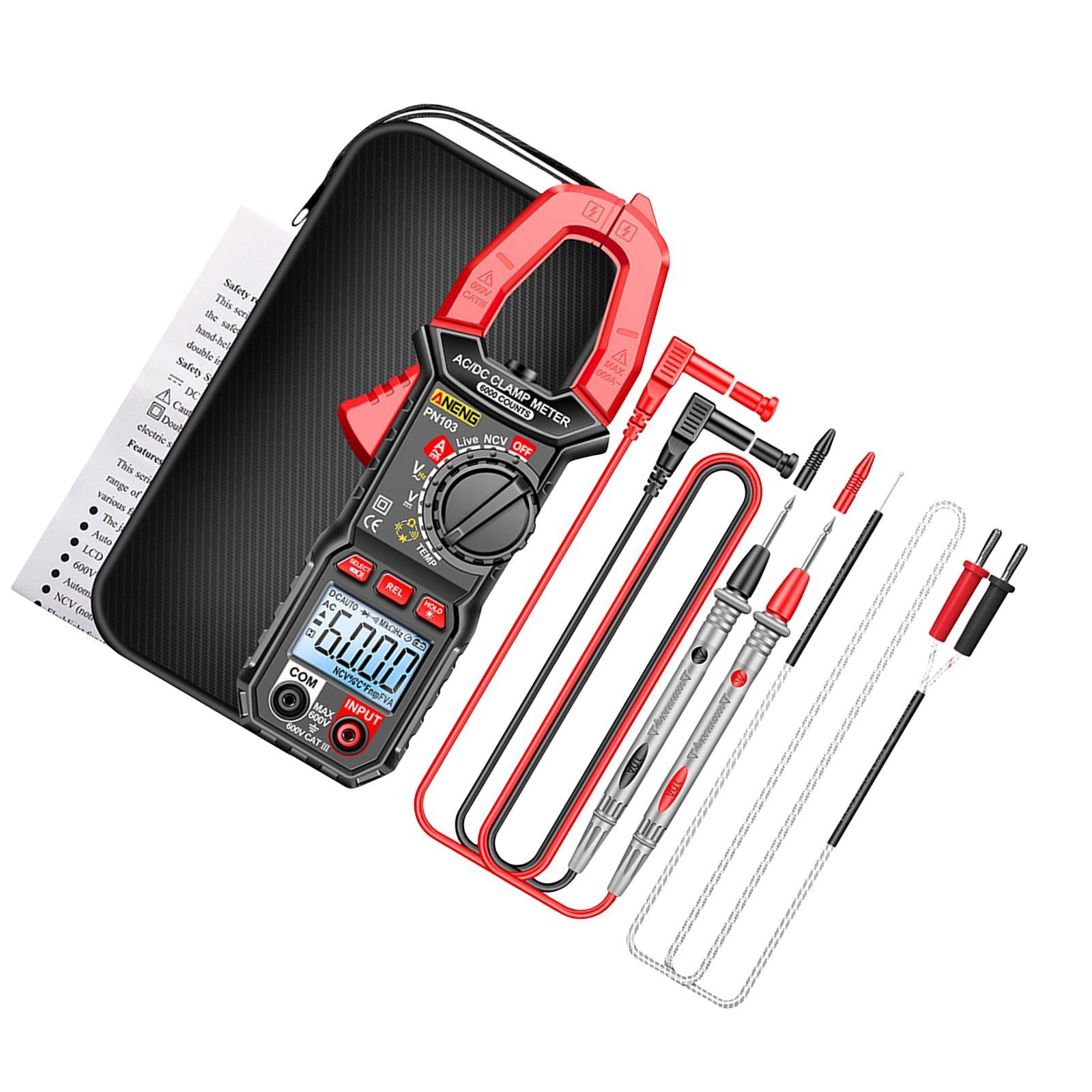 Digital Clamp Meter  DC Current Professional Multimeter 6000 Counts