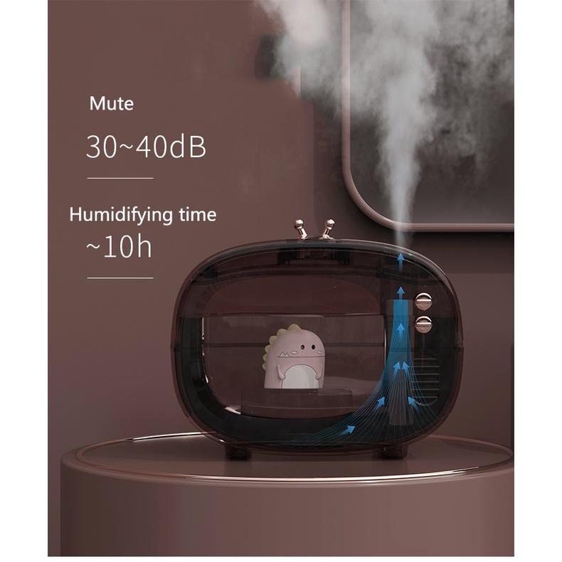 Máy phun sương tạo độ ẩm không khí hình dáng TV dễ thương 400ml