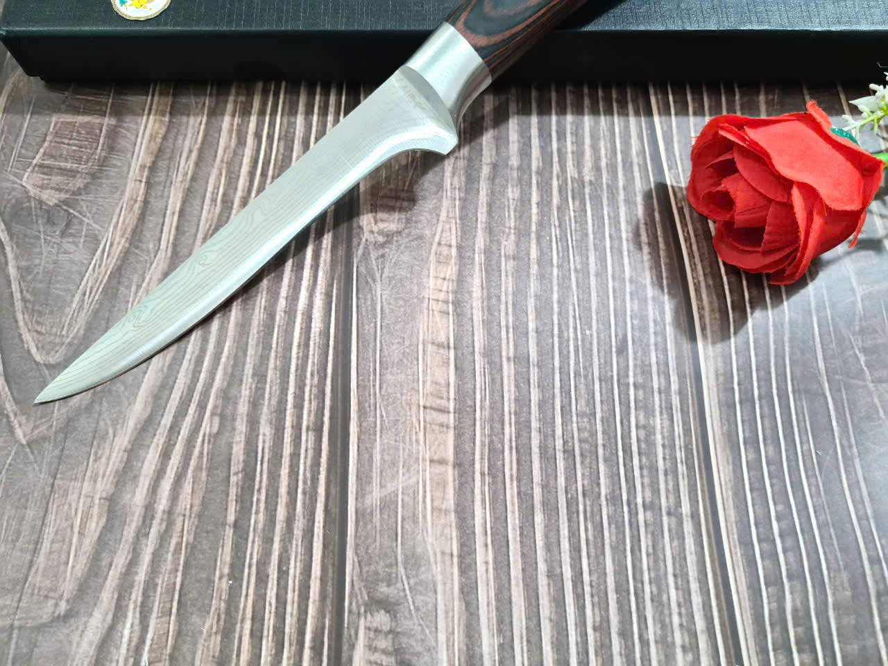 DAO - DAO BẾP NHẬT BẢN CLASSIC BONINGTHÉP DAMASCUS MÃ  A2 DT120 nt topcomshop vn
