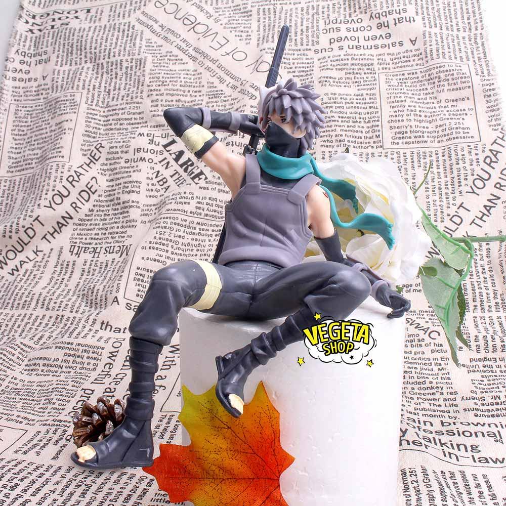 Mô hình Kakashi ngồi - Mô hình Naruto - Hatake Kakashi - Cao 19cm - Trang trí ô tô, bàn làm việc