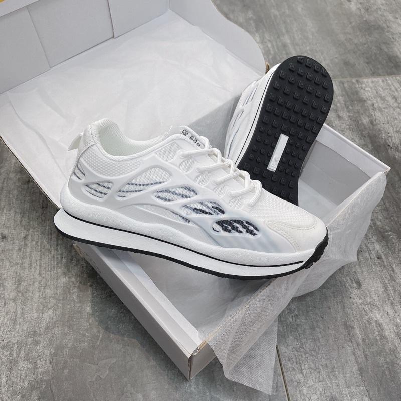Giày thể thao nam, giày sneakers nam trắng trẻ trung năng động G8018