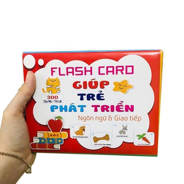 Bộ thẻ Flashcard Giúp trẻ phát triển Ngôn ngữ &amp;Giao tiếp