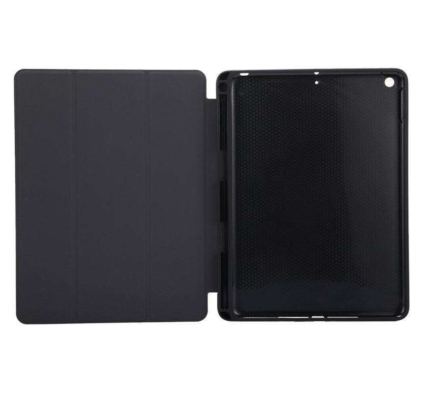 Bao da bọc vải dành cho iPad Gen 7 Gen 8 Gen 9 lưng dẻo nắp gập có khay bút cảm ứng