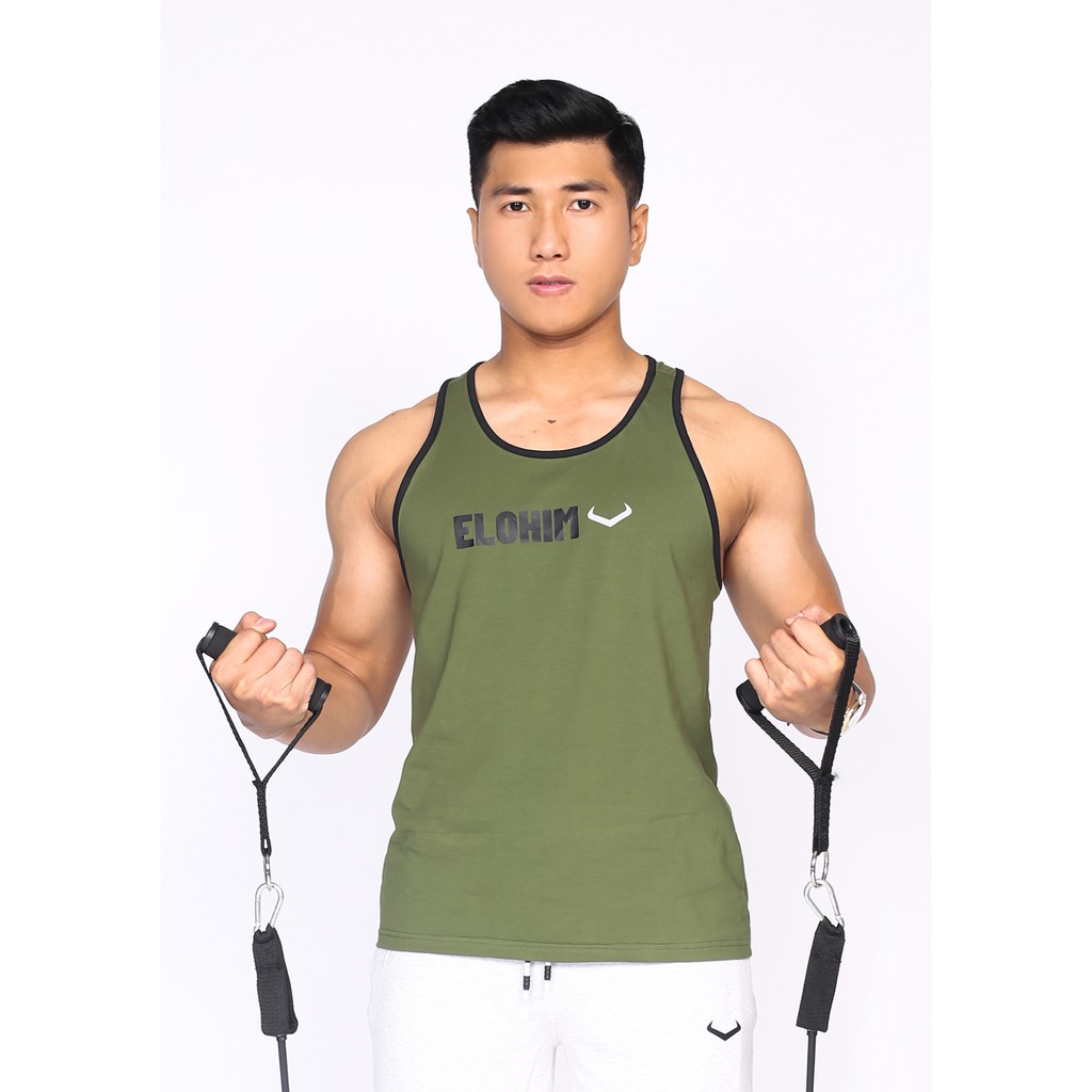 ÁO TANK TOP CHỮ ELOHIM Nam