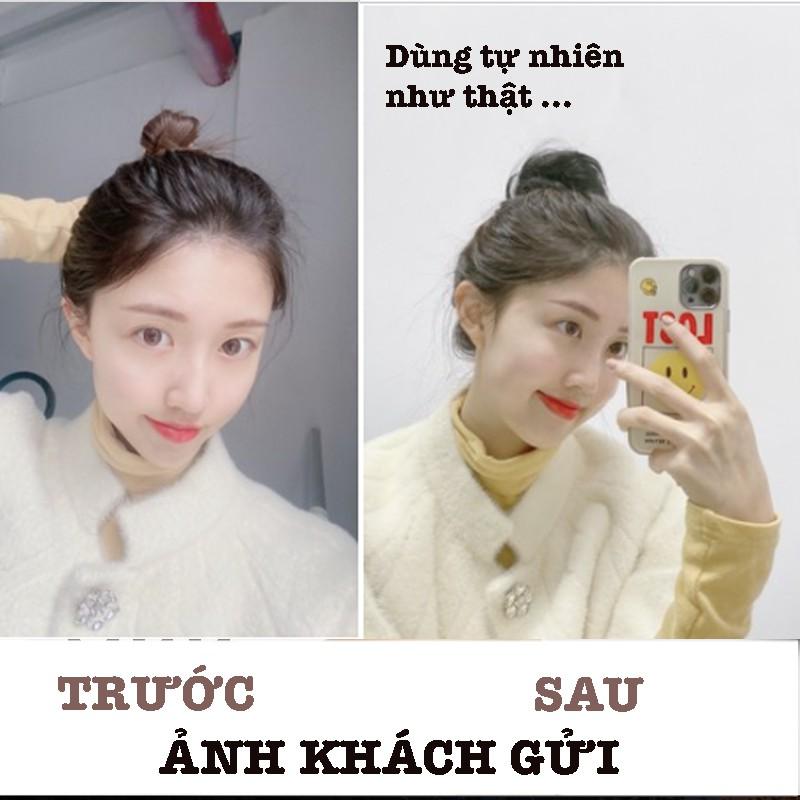Búi tóc giả cột rối mini trời trang trẻ trung tự nhiên