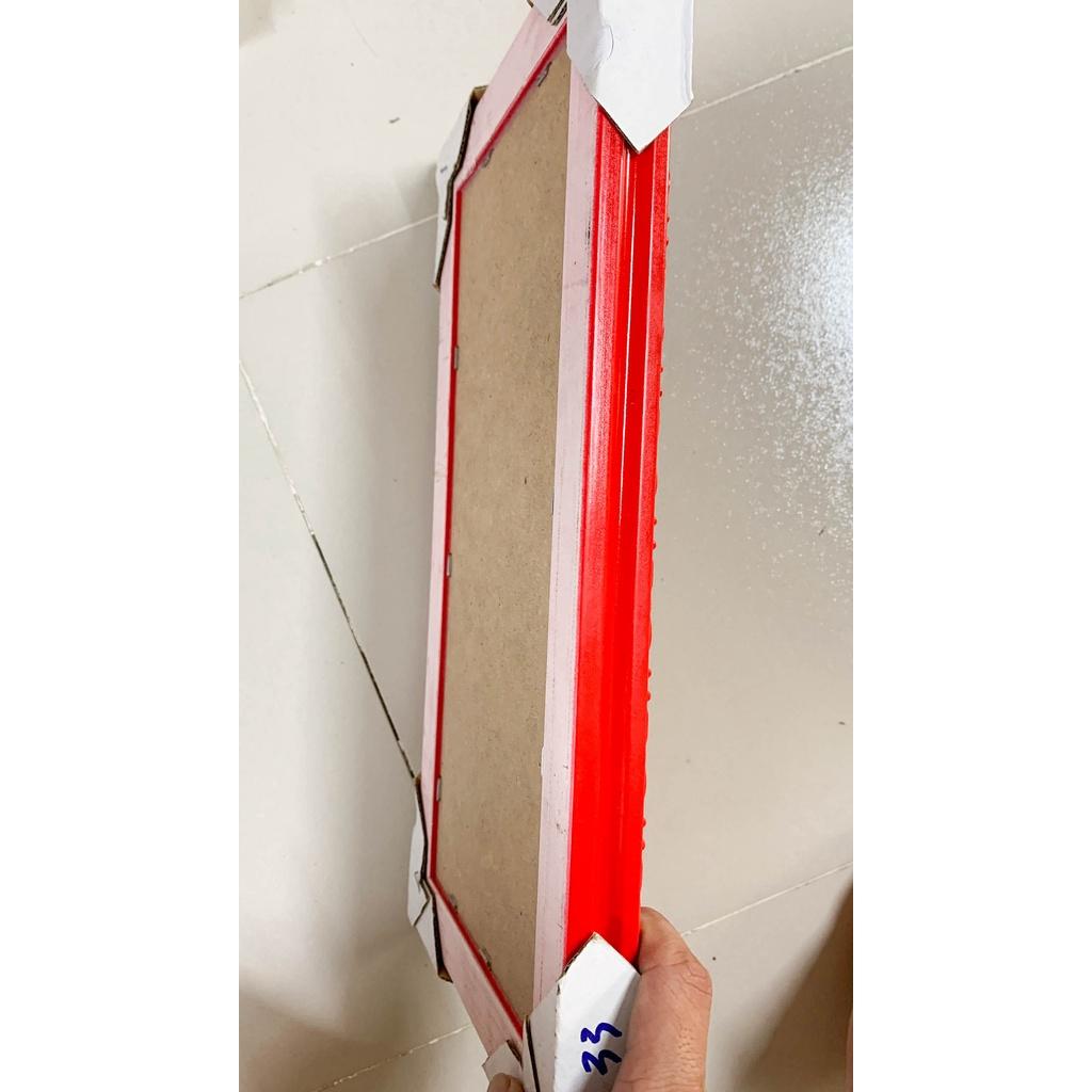 Bài vị thờ ông Táo khắc chữ Vàng - Mẫu trụ Rồng - Khung Gỗ - Cao 38cm Ngang 20cm