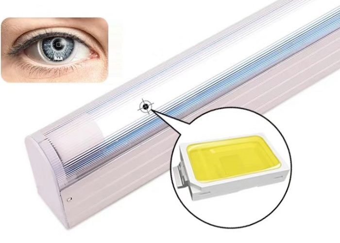 Bộ 5 Máng đèn chống bụi 120cm chất liệu nhôm cao cấp hàng chính hãng