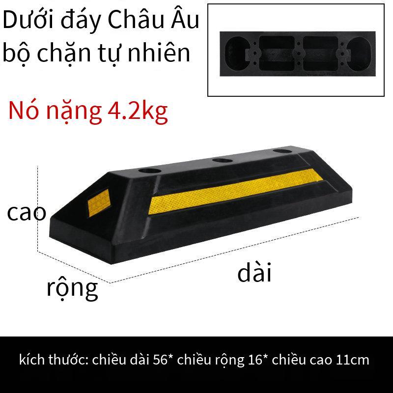 Đảm bảo chất lượng không gian để xe cao su không gian đậu xe cọc đất dày chống va chạm tam giác giữ chỗ khung cọc khung cột xe riêng chiếm nhà để xe