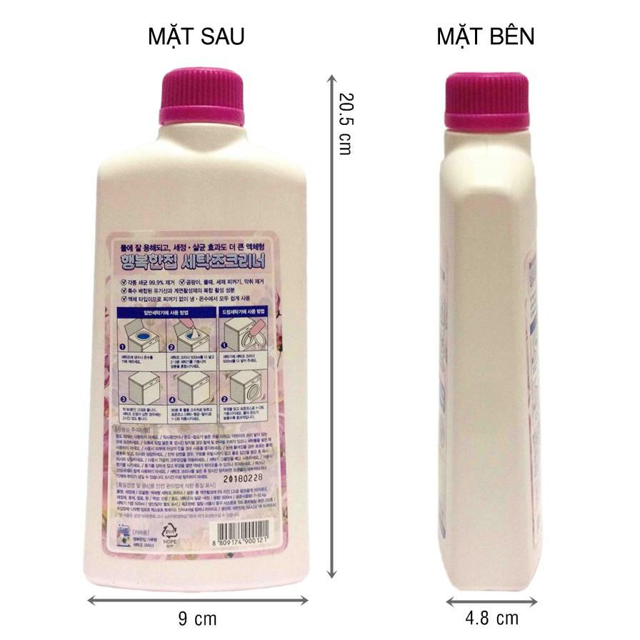 Nước tẩy lồng máy giặt hương hoa Hàn Quốc 500ml