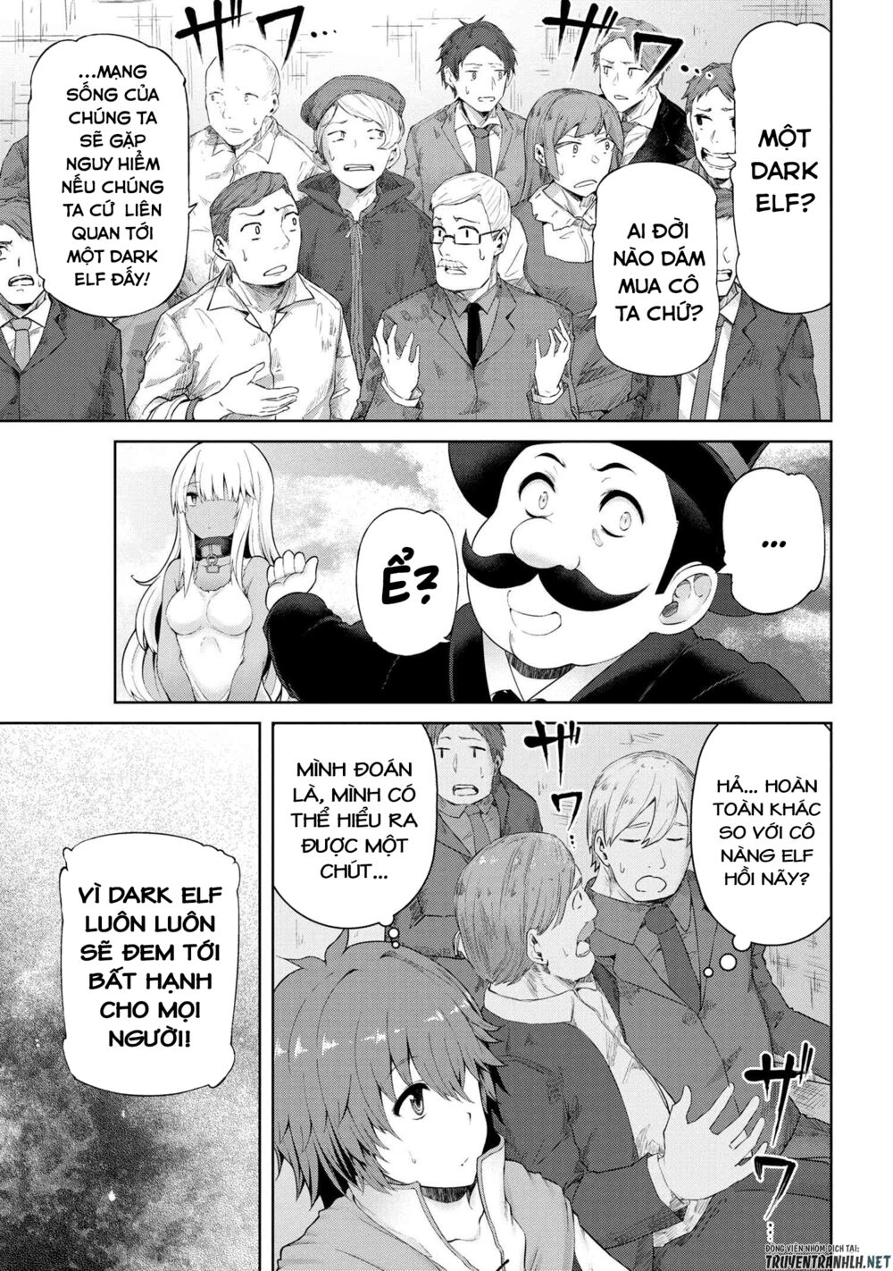 ngôi nhà của tôi đã bị đốt cháy, thế thì tại sao tôi không dùng hết số tiền còn lại để mua nô lệ dark elf? chapter 1 19