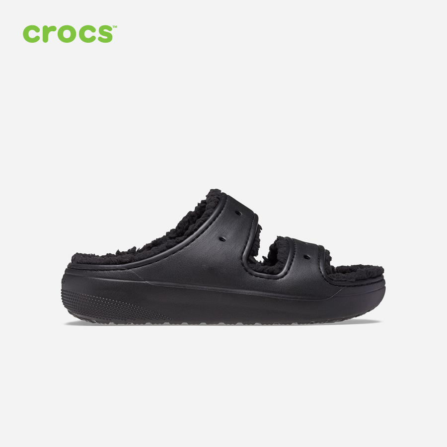 Giày sandal unisex Crocs FW Classic Sandal U Cozzzy Blk/Blk - 207446-060