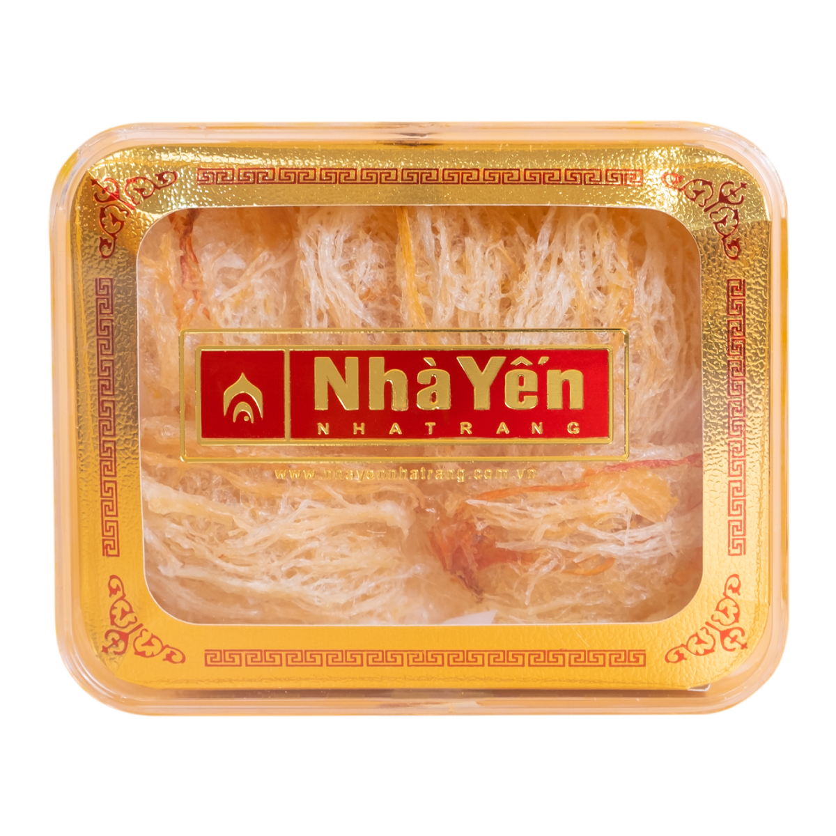 Tổ Yến Hồng Tinh Chế - Nhà Yến Nha Trang - Loại Chất Lượng - Hộp 50 Gram - Tổ Yến Sào Tinh Chế - Hàng Chính Hãng