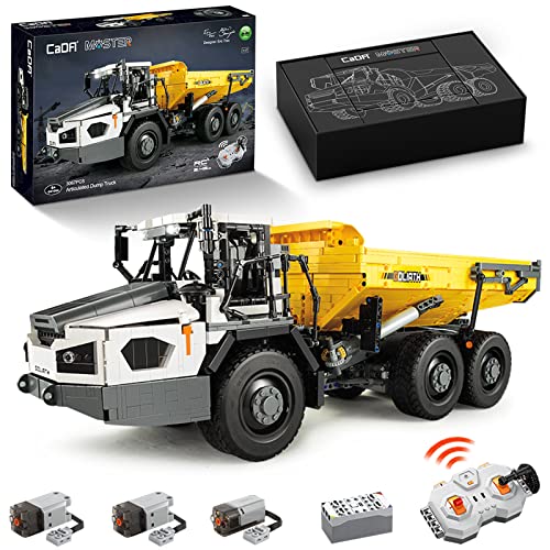 Bộ lắp ráp xe tải tự đổ khớp nối City technic Dump Truck lắp xong điều khiển từ xa