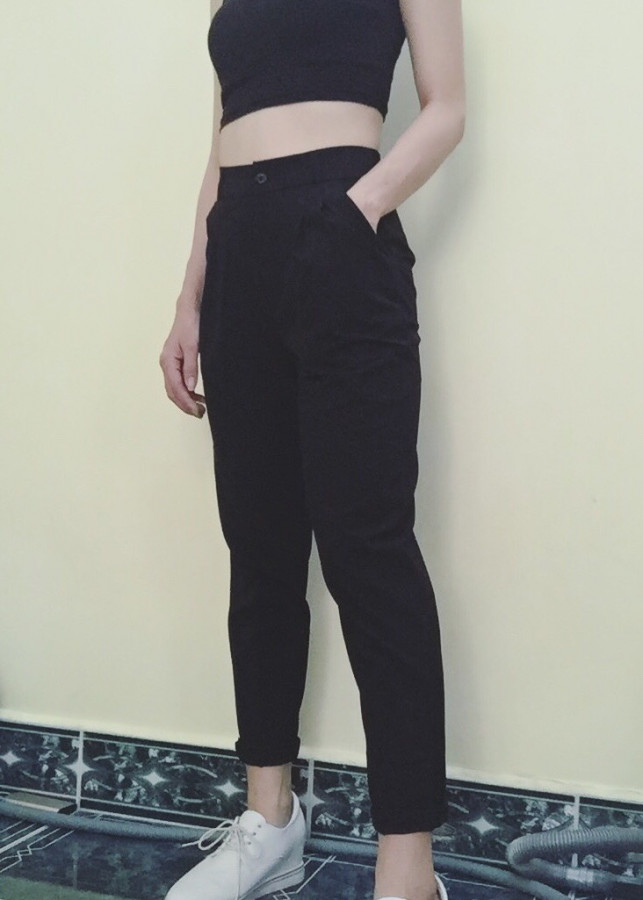 Quần tây baggy nữ ống đứng
