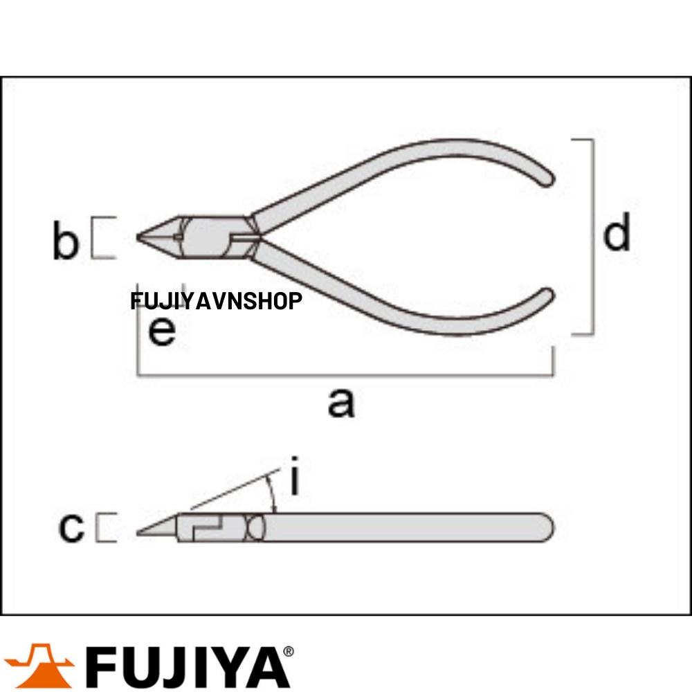 Kìm cắt nhựa kỹ thuật lưỡi bằng Fujiya MP5-110
