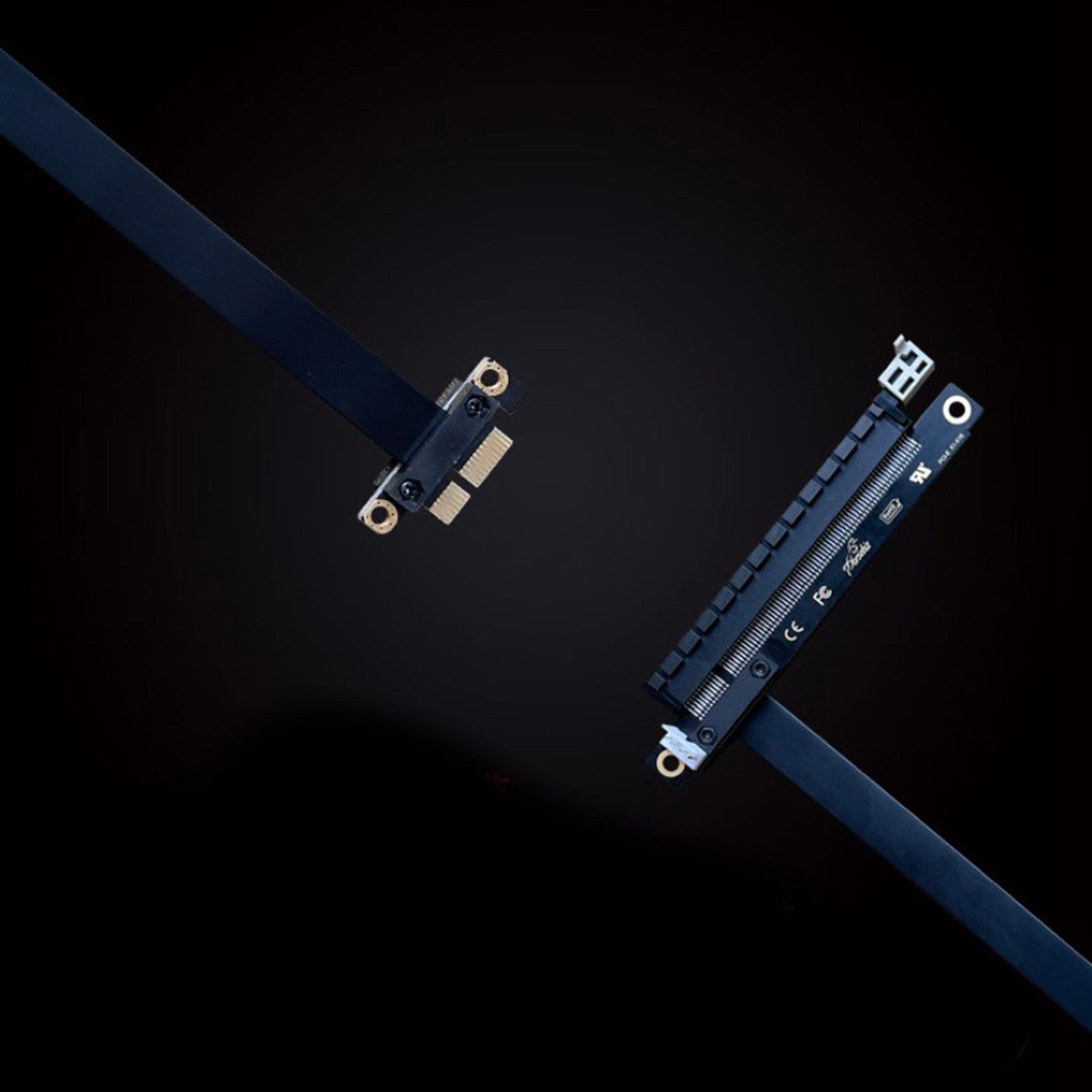 PCI-e 3.0 PCI Express Gen3 8Gbps 1X to 16X Extension Cable 180 Degree 20cm A