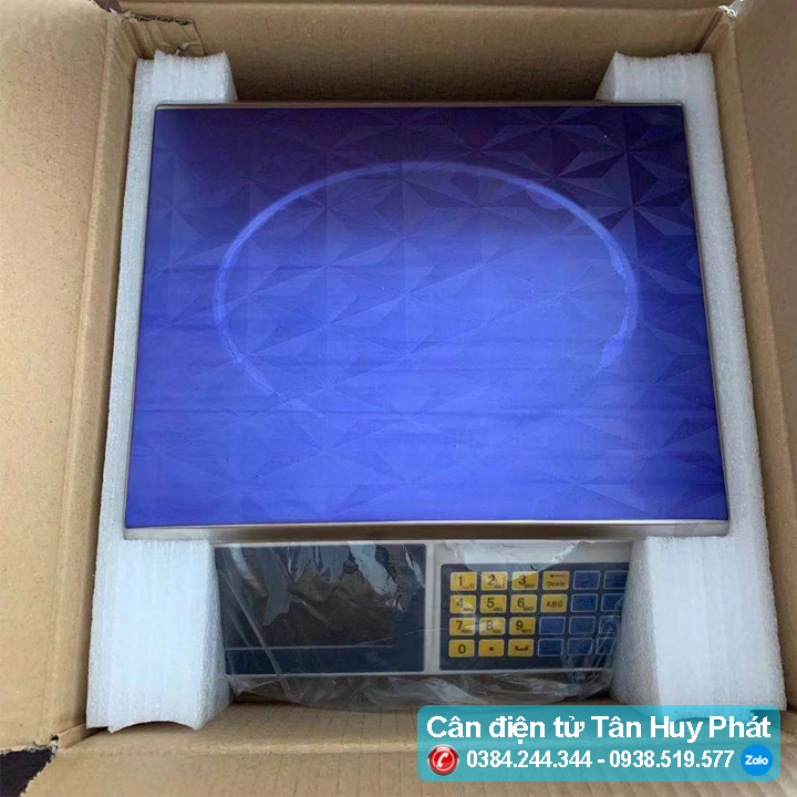 Cân điện tử TPS DS 3kg/ 6kg/ 15kg/ 30kg, Màn hình LCD nền xanh dễ quan sát, Pin sạc dùng 80h liên tục, Lựa chọn kết nối