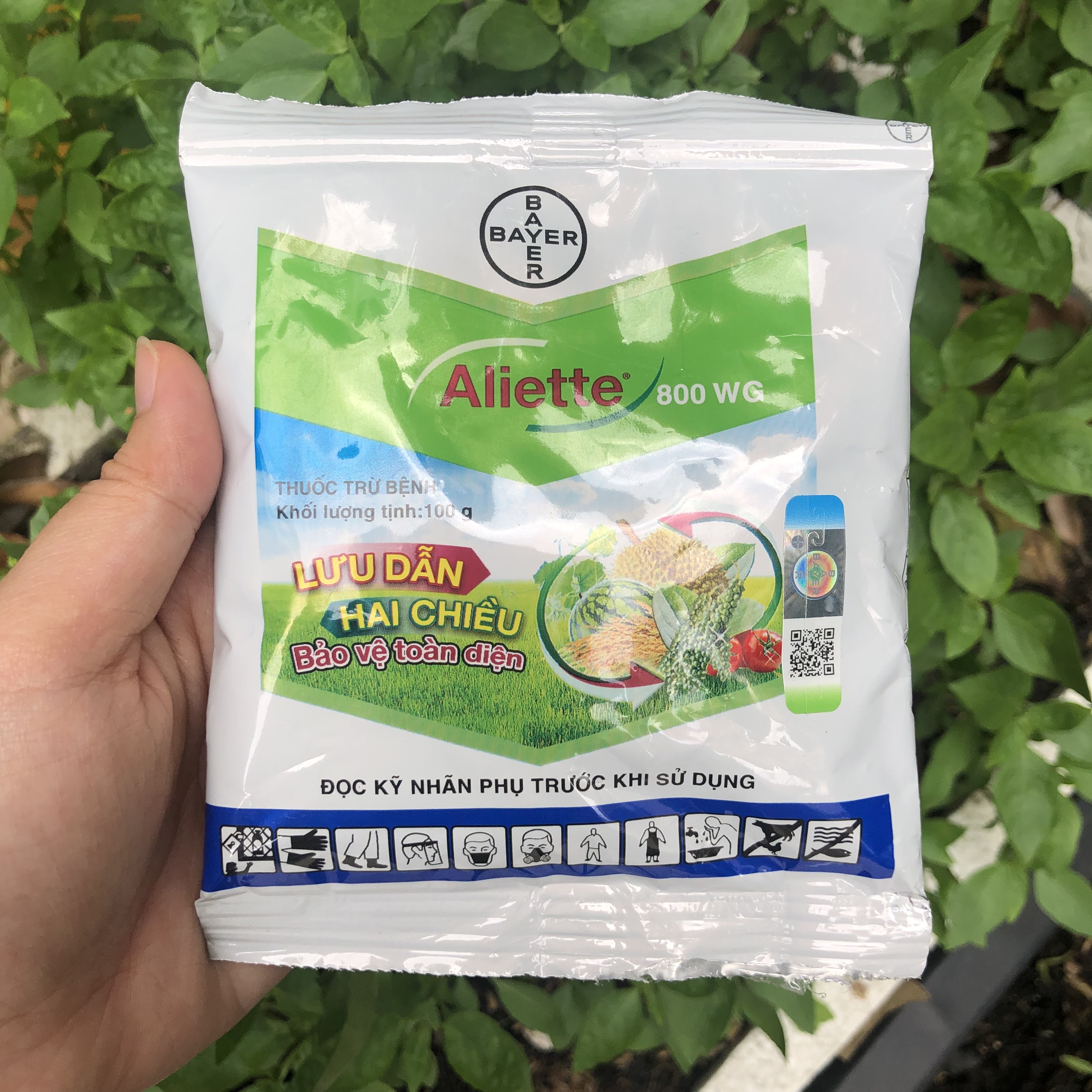 Chế phẩm trừ nấm bệnh cao cấp Aliette 800Wg gói 100g