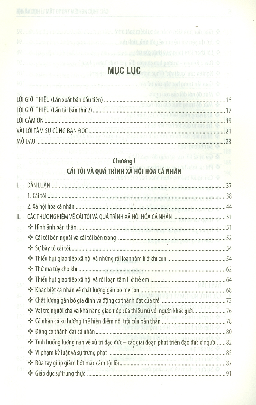 Các Thực Nghiệm Trong Tâm Lý Học Xã Hội - Sách Chuyên Khảo Dành Cho Cao Học Và Sinh Viên Tâm Lý (Tái bản lần thứ hai) - Bìa cứng