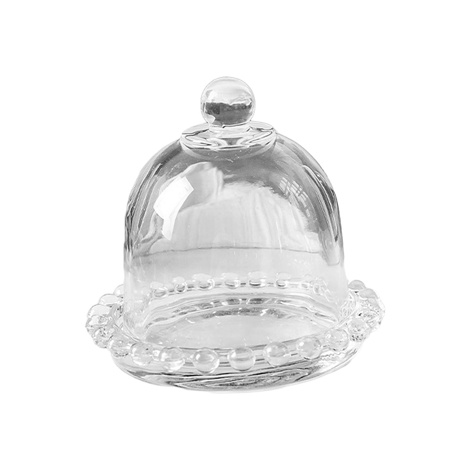Cake Serving Tray with Glass Cake Plate for Festive Party Kitchen