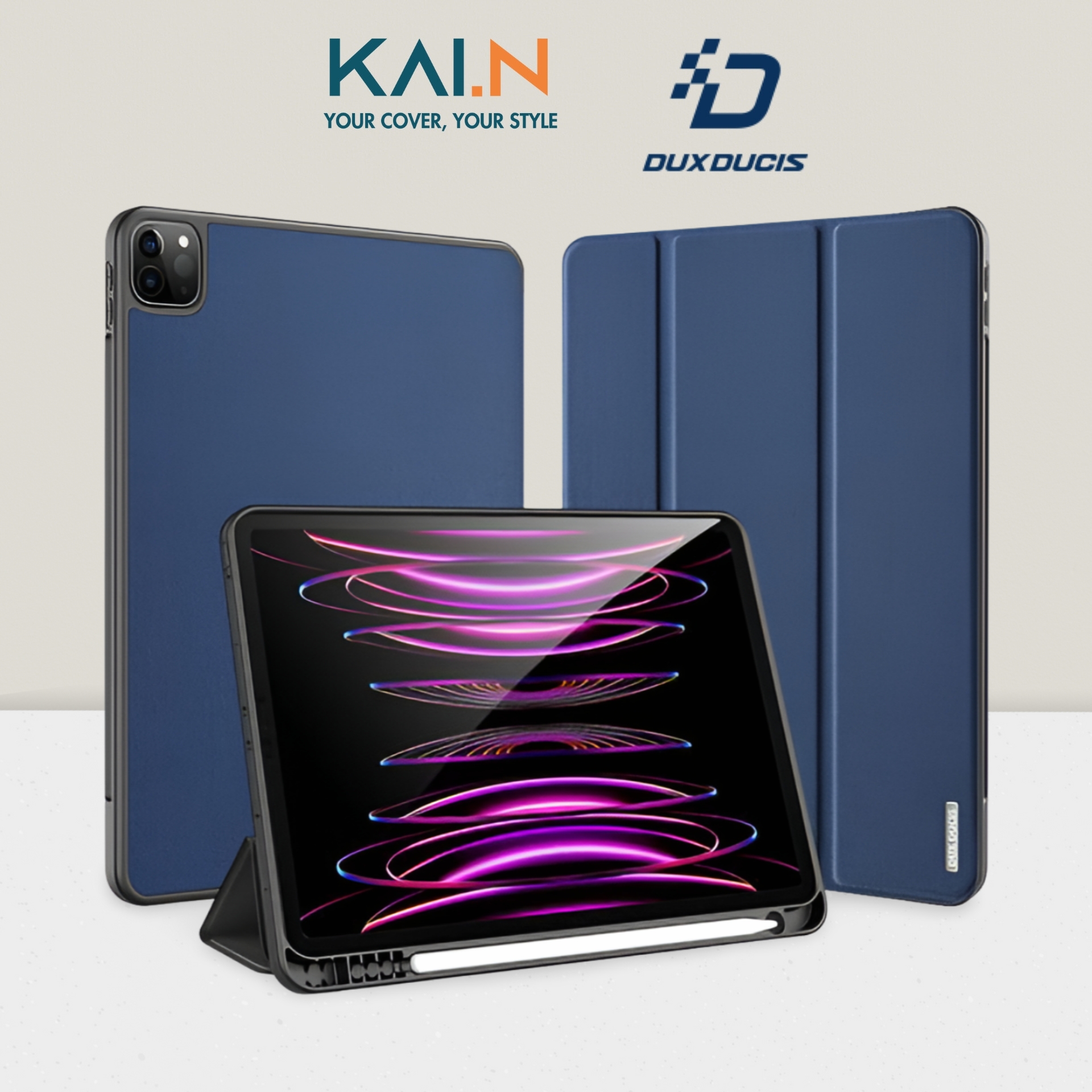 Bao Da Dành Cho iPad Pro 11 inch 2020/ 2021/ 2022 Dux Ducis Domo Series Có Khe Cắm Bút, Tự Động Tắt Mở - HÀNG CHÍNH HÃNG