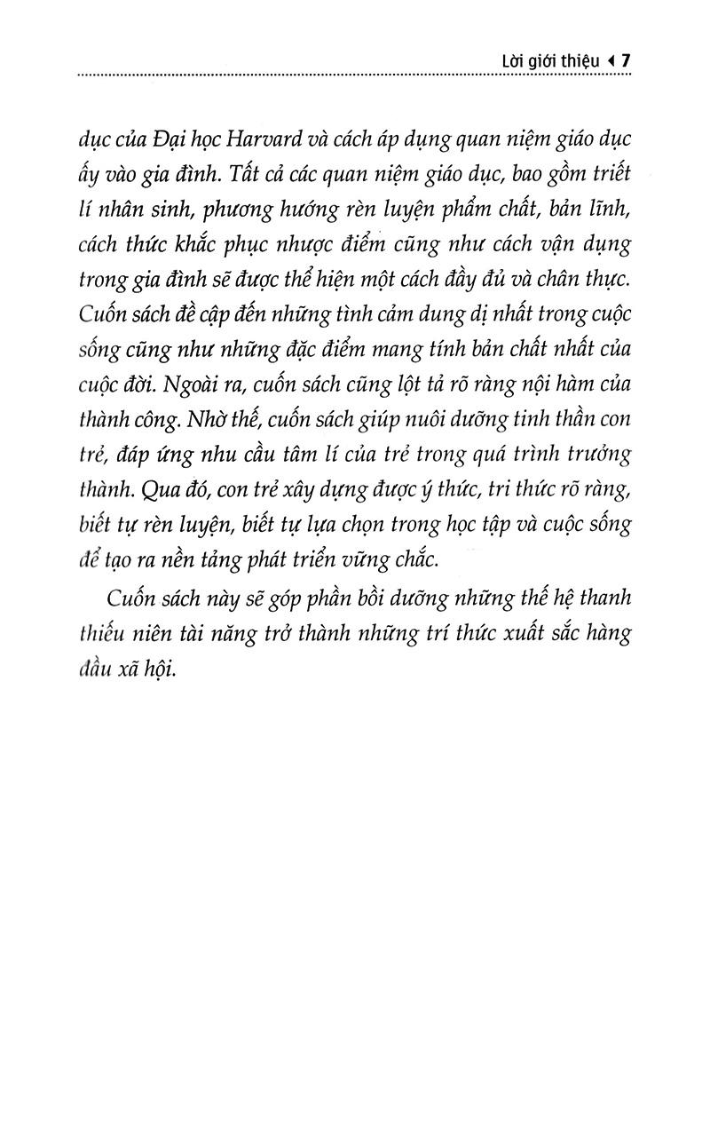Giáo Dục Thành Công Theo Kiểu Harvard Tập 2