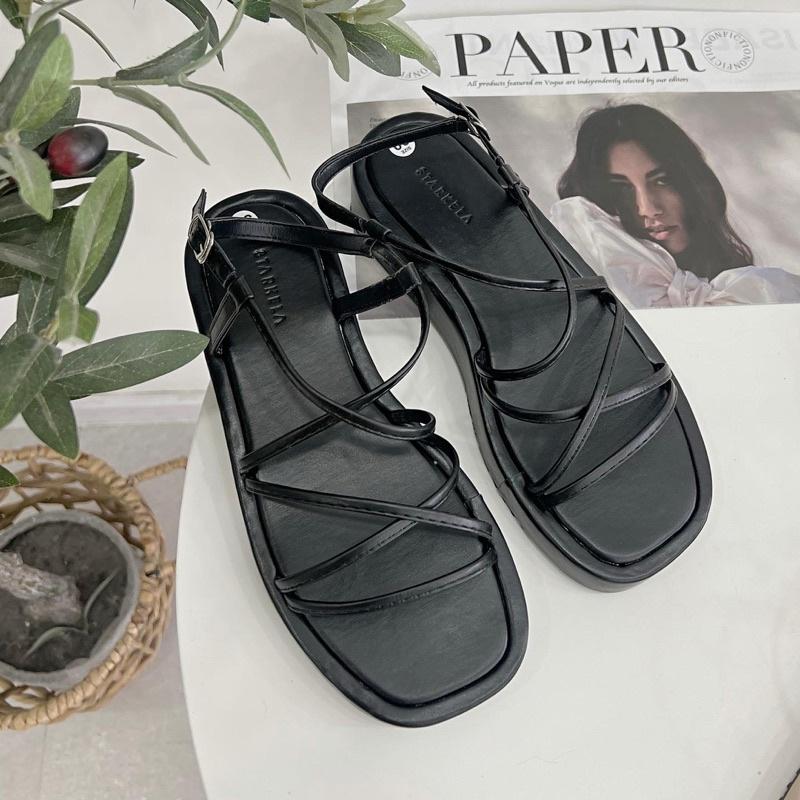 Giày sandal nữ ulzzang đế xuồng trơn 3p dây mảnh đế cao nữ Shoes Paradise SD06