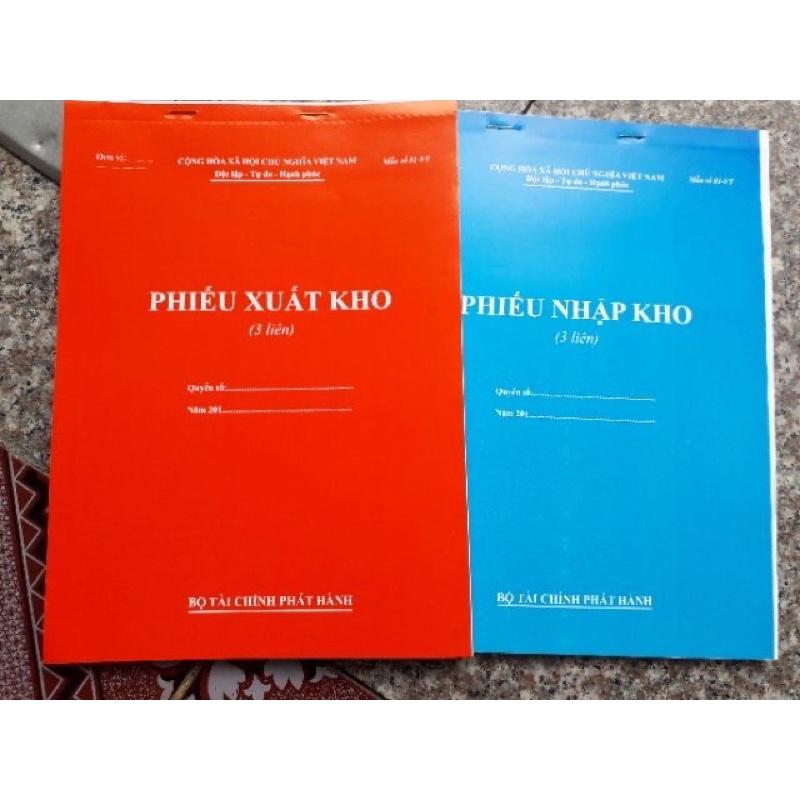 Phiếu xuất - nhập kho đủ size