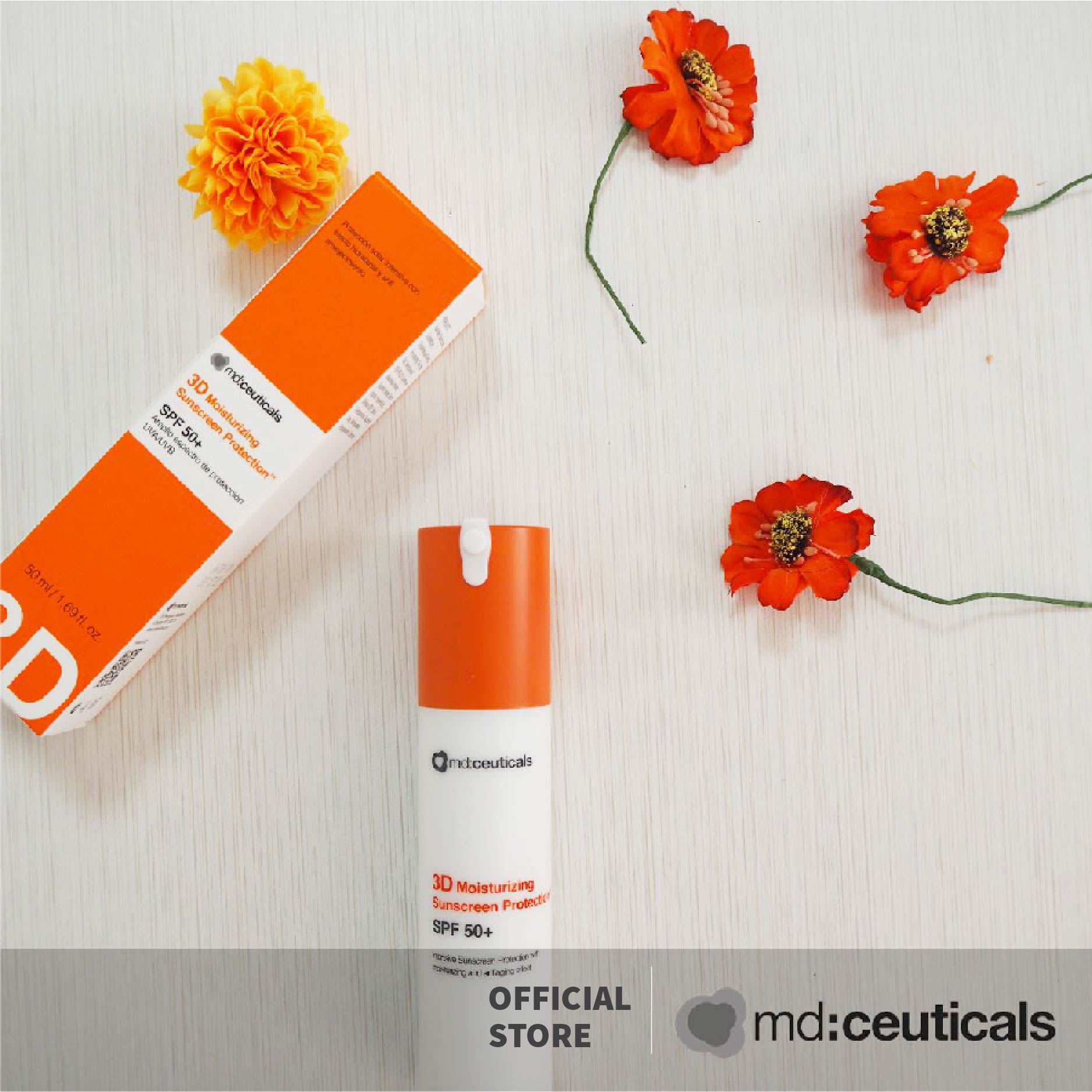 Md:ceuticals 3D Moisturizing Suncreen Protection - Kem Chống Nắng Giữ Ẩm, Bảo Vệ Da SPF50+