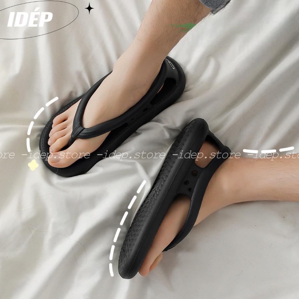 Dép sandal bánh mì quai kẹp chất EVA siêu nhẹ đi mưa, đi biển ullzang iDÉP- GL078