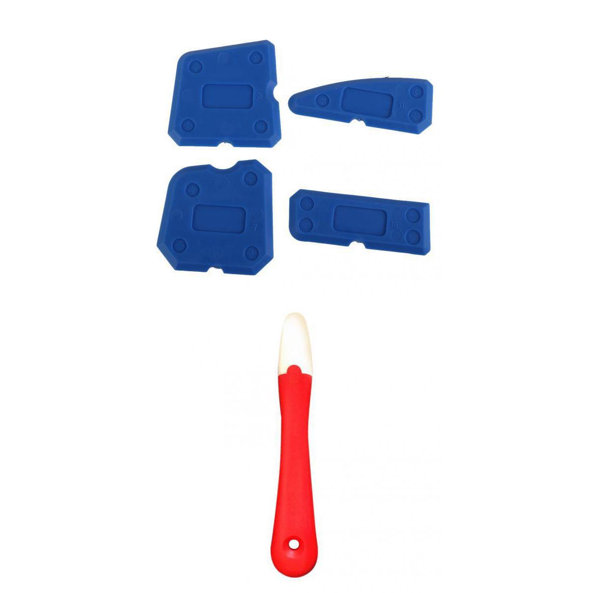 Caulking Tool Joint Sealant Silicone Grout Remover Scraper + Smoother