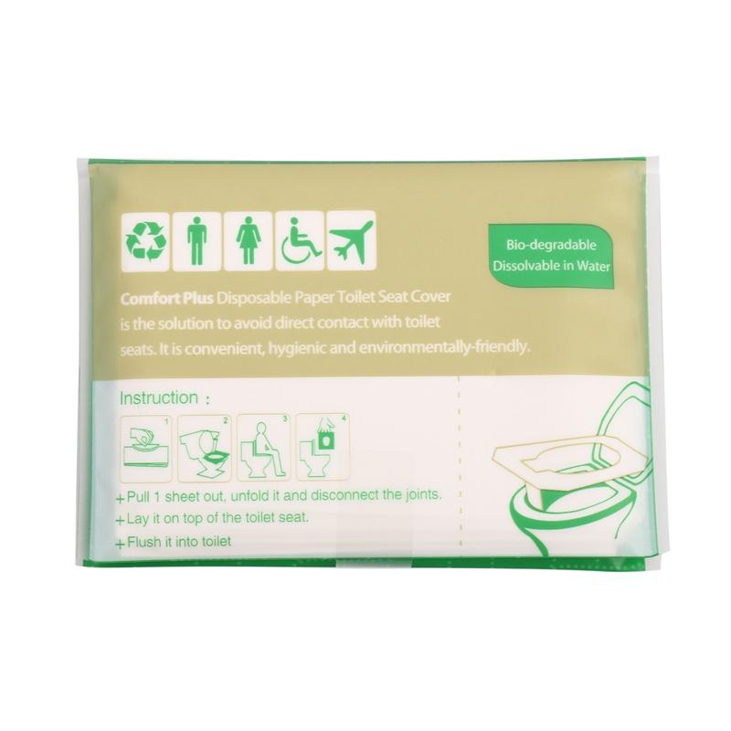 Bộ 5 Túi (50 / 10 Túi Giấy Lót Bồn Cầu Dùng Một Lần Tiện Dụng Khi Đi Du Lịch