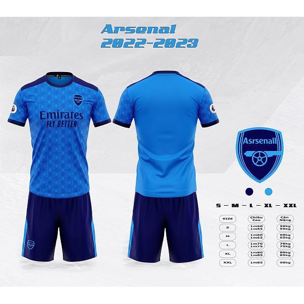 Bộ Quần Áo Bóng Đá Người Lớn – CLB. Arsenal.