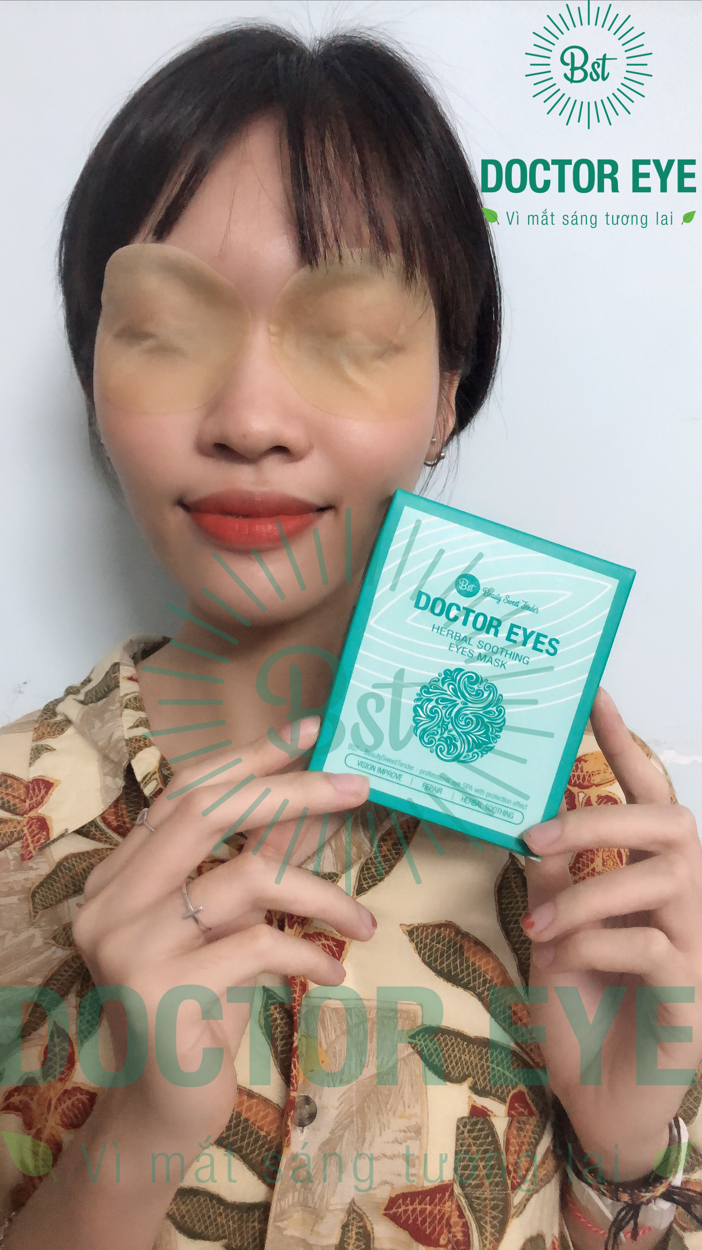 MẶT NẠ THẢO DƯỢC NGỪA THÂM, BỌNG MẮT BST DOCTOR EYE