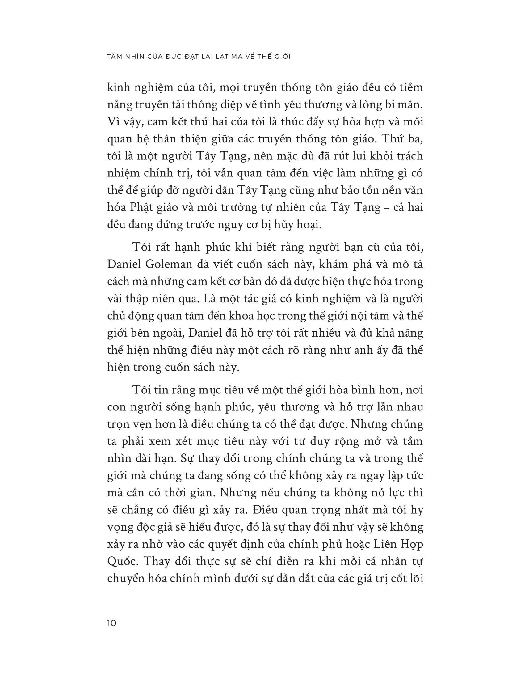 Sách - Tầm Nhìn Của Đức Đạt Lai Lạt Ma Về Thế Giới