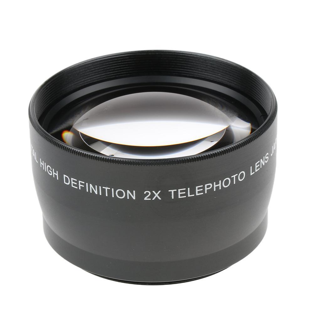 55mm 2x Magnification Telephoto Lens for     DSLR Cameras/Camcorders