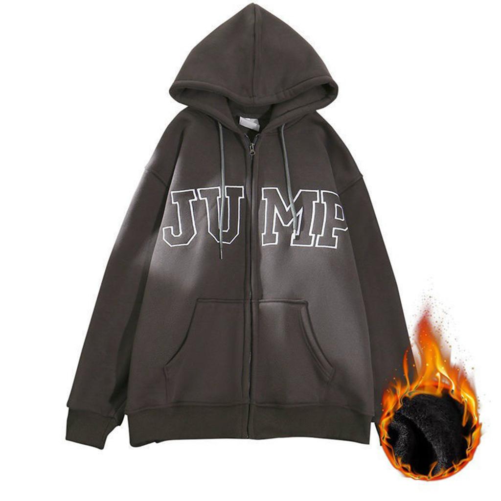 Áo Hoodie Zip Nỉ Ngoại JUMP - Áo khoác nỉ dây kéo nam nữ Unisex