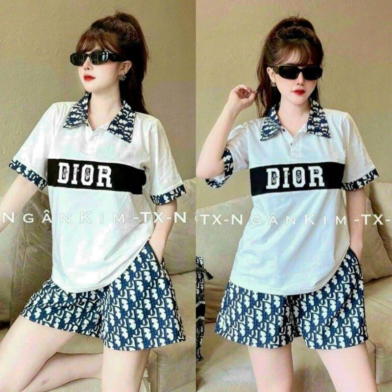 Bộ đùi nữ bigsize mặc đi chơi thể thao, bộ đồ mặc ở nhà cô bẻ in họa tiết 3D