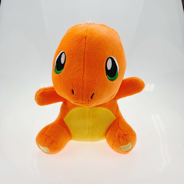 Gấu bông pokemon charmander - Khủng long lửa ngồi (25 cm) gb71 (Màu Cam)