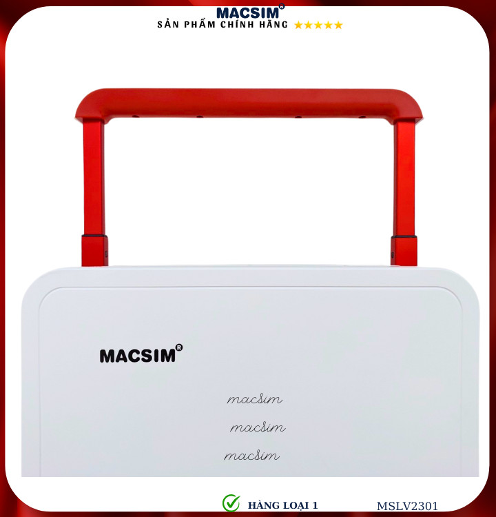 Vali cao cấp Macsim SMLV2301 cỡ 20 inch, 24 inch màu Green, Gray, Black, White, Purple- Hàng loại 1