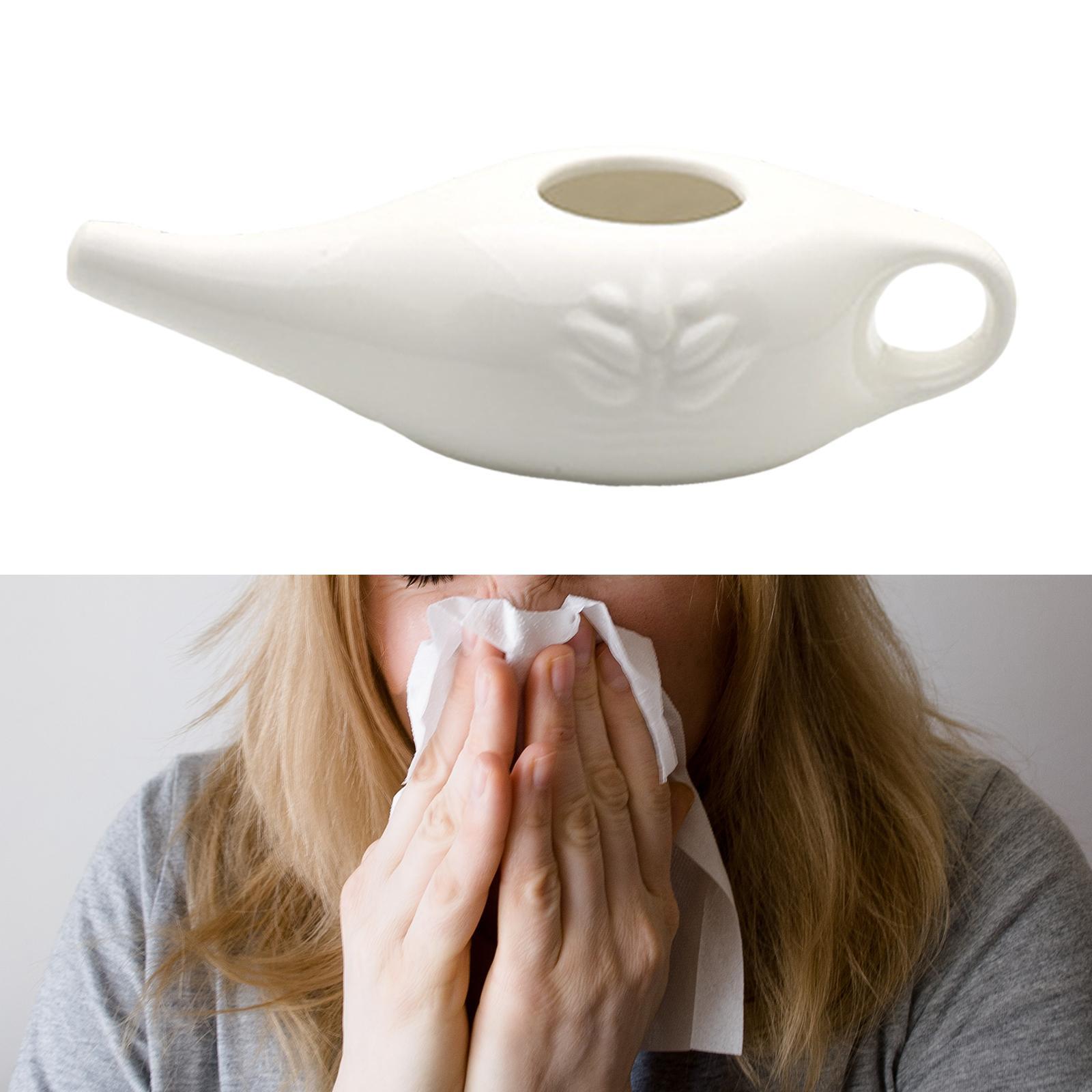 250ml Pot Nose Cleaning Pot for Removes Nose Washing White