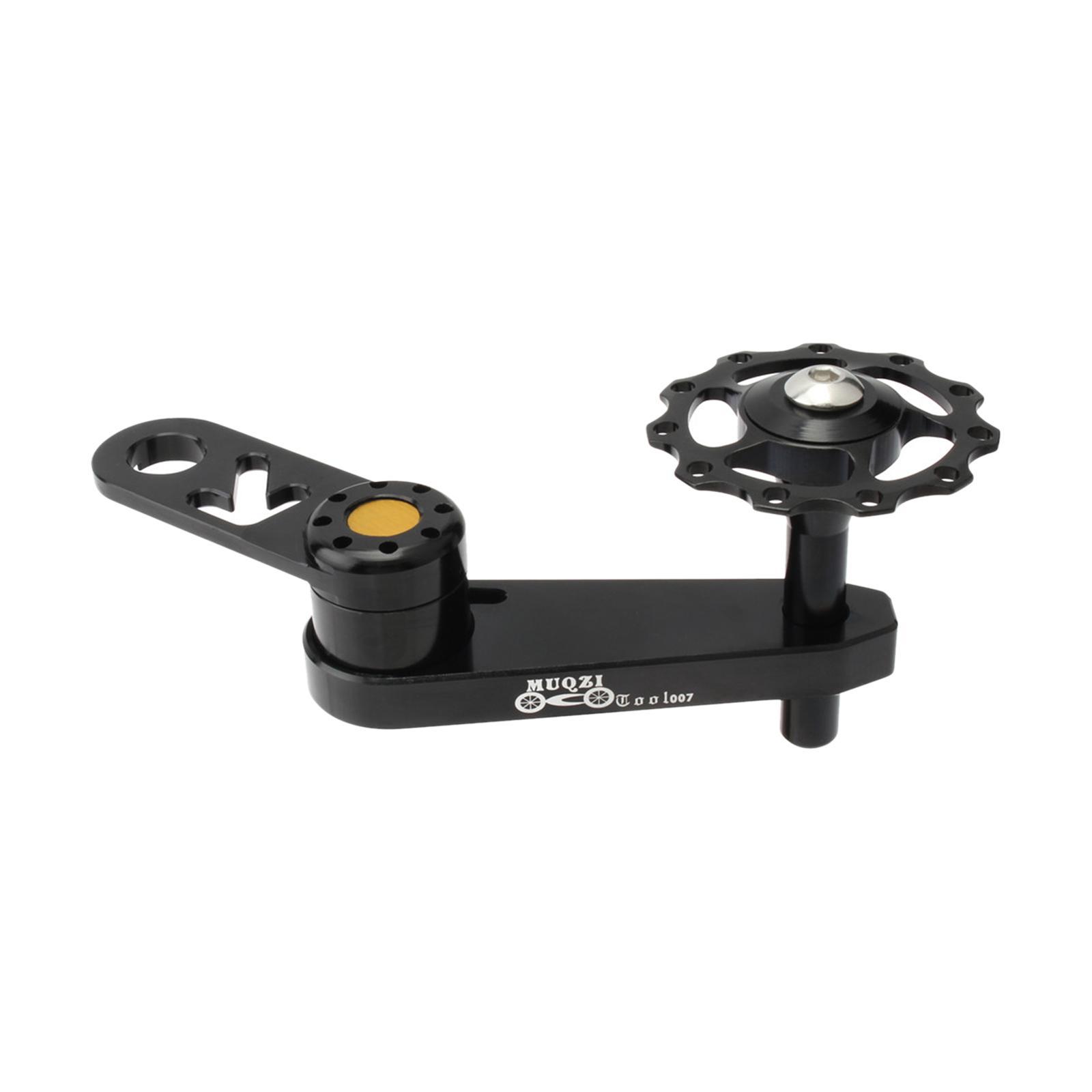 Single Speed Rear Derailleur Chain Tensioner Bike Replacement Black