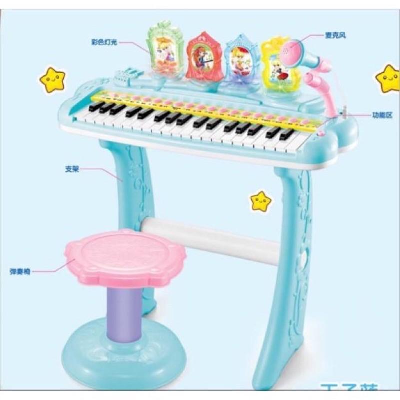 Đồ Chơi Đàn Piano Cao Cấp Có Ghế Ngồi Kèm Micro Chuẩn Âm Cho Bé