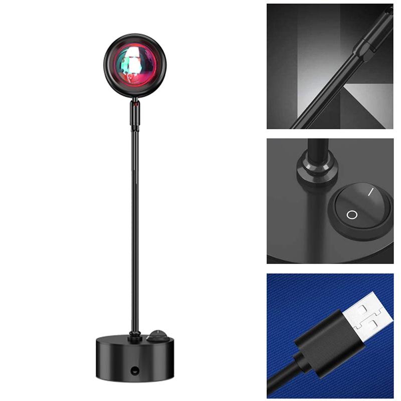 Đèn Chiếu Sáng Tạo Hiệu Ứng Cầu Vồng