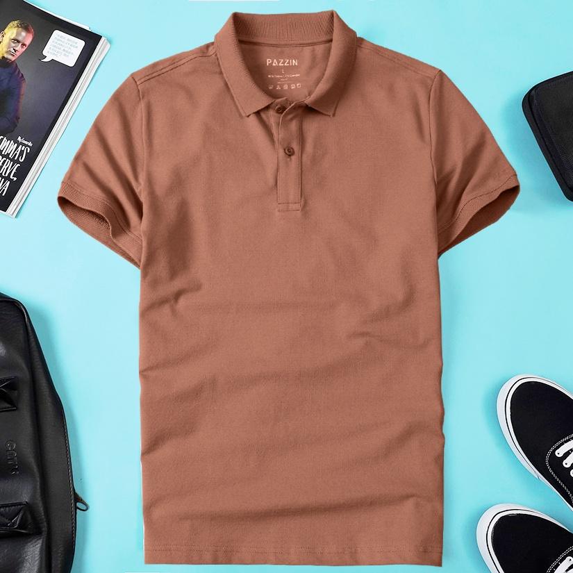 - Áo thun nam POLO trơn thiết kế vải cá sấu cotton cao cấp ngắn tay cực sang trọng