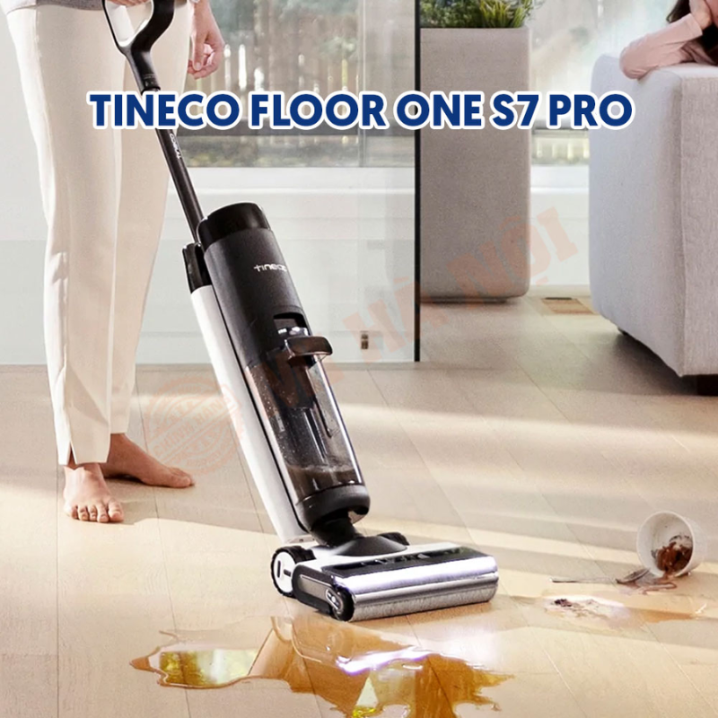 Máy Hút Bụi Lau Nhà Khô Và Ướt Tineco Floor One S7 PRO, Hiển Thị Chương Trình Trên Màn Hình Led, Bản Quốc Tế, BH 24Tháng