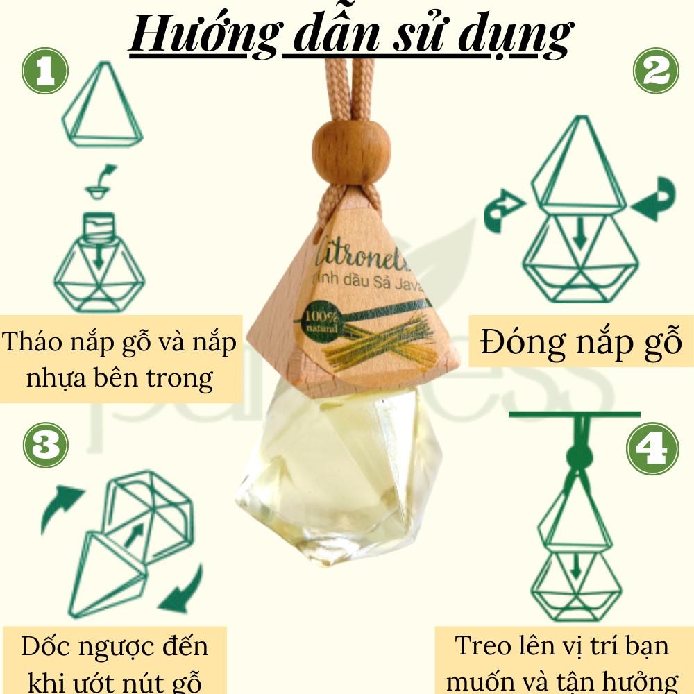 Tinh dầu treo xe ô tô Purevess - giúp khử mùi xe hơi, làm thơm phòng, thư giãn, đuổi muỗi