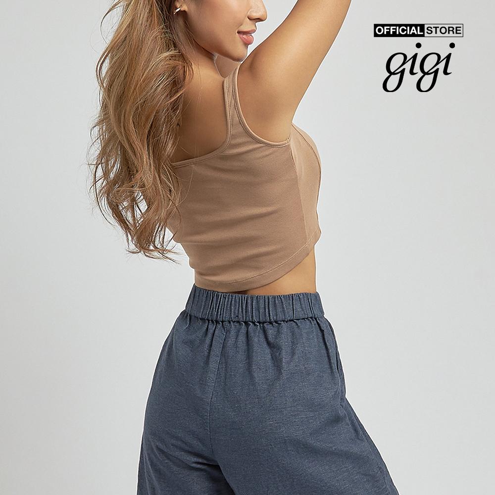 GIGI - Áo ba lỗ nữ crotop phom ôm thời trang G1203P211246